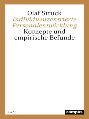 cover image of Individuenzentrierte Personalentwicklung